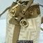 Fendi Mon Tresor Mini Bucket Bag Beige FF Wool 2021