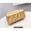 Fendi Peekaboo Mini Bag Leather FF Vertigo Graphic Print Yellow 2021