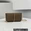Fendi Geometric Wallet On Chain With Pouches Mini Bag Gray 2021
