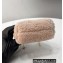 Fendi First NANO Sheepskin Bag Chram Nude Pink 2021