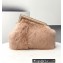 Fendi First Medium Mink Bag Nude Pink 2021