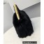 Fendi First Medium Mink Bag Black 2021