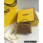 Fendi Nano Peekaboo Bag Charm Sheepskin Brown 2021