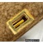 Fendi Nano Peekaboo Bag Charm Sheepskin Brown 2021