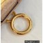 Fendi Nano Peekaboo Bag Charm Sheepskin Pink 2021