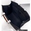 Fendi Technical Mesh FF Fabric Sunshine Medium Shopper Tote Bag Black 2021
