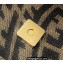 Fendi Mini Baguette 1997 Bag Brown Jacquard Fabric FF Vertigo Graphic Print 2021