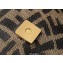 Fendi Medium Baguette 1997 Bag Brown Jacquard Fabric FF Vertigo Graphic Print 2021