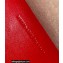 Fendi Leather Sunshine Medium Shopper Tote Bag Red 2021