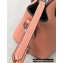 Fendi FF Motif Handle Leather By The Way Mini Boston Bag Pink