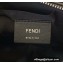 Fendi FF Motif Handle Leather By The Way Mini Boston Bag Black