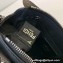 Fendi FF Motif Handle Leather By The Way Mini Boston Bag Black
