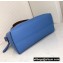 Fendi FF Motif Handle Leather By The Way Mini Boston Bag Light Blue