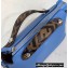 Fendi FF Motif Handle Leather By The Way Mini Boston Bag Light Blue