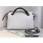 Fendi FF Motif Handle Leather By The Way Mini Boston Bag White
