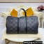 Louis Vuitton Keepall Bandoulière 50 Bag N50016 Gray Damier Graphite Canvas