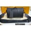 Louis Vuitton City Keepall Bag M59255 Black Aerogram Leather