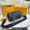Louis Vuitton City Keepall Bag M59255 Black Aerogram Leather