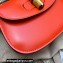 Gucci leather Mini top handle bag with Bamboo 686864 Red 2021
