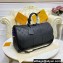 Louis Vuitton Keepall Bandoulière 50 Bag Monogram Seal Leather M57964 Black