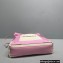 Balenciaga Navy XS Cabas Tote Bag in Cotton Canvas and Calfskin Pink/Light Beige 2021