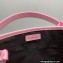 Balenciaga Navy XS Cabas Tote Bag in Cotton Canvas and Calfskin Pink/Light Beige 2021