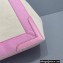 Balenciaga Navy Small Cabas Tote Bag in Cotton Canvas and Calfskin Pink/Light Beige 2021