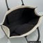 Balenciaga Hardware Large Tote Bag in Cotton Canvas Black/Light Beige 2021