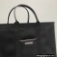 Balenciaga Hardware Large Tote Bag in Cotton Canvas Black 2021