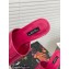 Dolce & Gabbana Heel 9cm Leather Down-padded Mules Patent Fuchsia with DG Pop Heel 2021