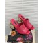 Dolce & Gabbana Heel 9cm Leather Down-padded Mules Patent Fuchsia with DG Pop Heel 2021