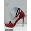 Dolce & Gabbana Heel 10.5cm Patent Leather Sandals Leopard-print Red 2021