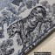 Dior Book Tote Bag in Toile de Jouy Embroidery Blue Gradient 2021
