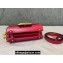 Valentino Stud Sign Grainy Calfskin Shoulder Bag Red 2022