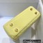 Lady Dior Micro Bag in Patent Cannage Calfskin Pale Yellow 2021