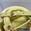 Lady Dior Micro Bag in Patent Cannage Calfskin Pale Yellow 2021