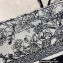 Dior Small Book Tote Bag in Toile de Jouy Flowers Embroidery 2021