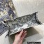 Dior Small Book Tote Bag in Toile de Jouy Flowers Embroidery 2021