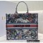 Dior Book Tote Bag in Multicolor Constellation Embroidery 2021