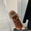 Gucci Wool Fur Horsebit Princetown Slippers GG Velvet Coffee 2022