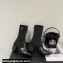 Chanel Grosgrain Knit and Calfskin Ankle Boots G38522 Black 2022