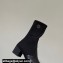Chanel Grosgrain Knit and Calfskin Ankle Boots G38522 Black 2022