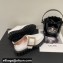Roger Vivier Viv’ Go-Thick Metal Buckle Loafers in Patent Leather White 2022