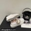 Roger Vivier Viv’ Go-Thick Strass Buckle Loafers in Patent Leather White 2022