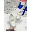 Dior Brushed Calfskin Code Loafers White 2022