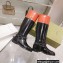 Gucci Knee-high Boots with Harness Leather Black 2022