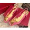 Valentino Heel 6cm ONE STUD Slingbacks in Patent Leather Pink 2022