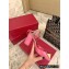 Valentino Heel 9cm ONE STUD Pumps in Patent Leather Pink 2022