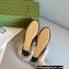 Gucci Wool Fur Horsebit Princetown Slippers 100 Black Felt 2022