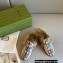 Gucci Wool Fur Horsebit Princetown Slippers 100 Flower and Crown 2022